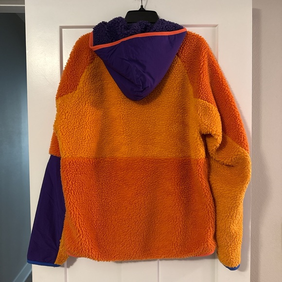 Nike Vibrant Orange and Purple Fleece Pullover - Picture 6 of 6